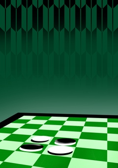 Illustration, othello, table game, white, 