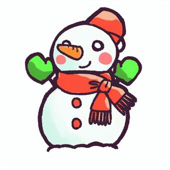 雪だるま 雪だるま,スノーマン,クリスマス,冬,アイコンのイラスト素材