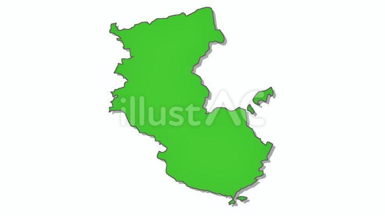 地図②　和歌山県 和歌山,和歌山県,地図のイラスト素材