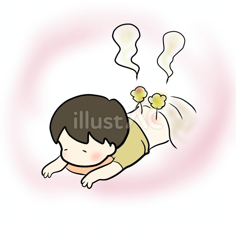 腰痛の鍼灸治療　灸頭鍼 腰痛,人物,健康のイラスト素材