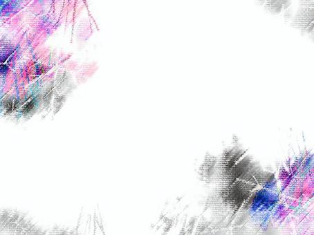 かわいい水彩フレーム＿クリスマス＿紫 おしゃれ背景,フレーム,枠,飾り枠,水彩,クリスマス,おしゃれ,枠デザイン,装飾,可愛いのイラスト素材