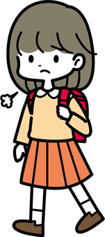 School bag girl 5, JPG, PNG and AI School bag girl 5, , JPG, PNG and AI