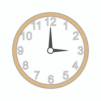 時計(ナチュラル) 時計(ナチュラル) 時計,時刻,セット,ポップ,マーク,時計針,数字,ベクター,シンプル,ナチュラルのイラスト素材