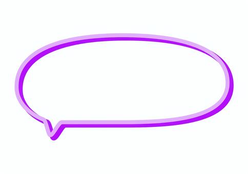 むらさきの丸いシンプルなふきだし むらさきの丸いシンプルなふきだし 吹き出し,セリフ,フレーム,漫画,コミック,シンプル,あしらい,漫画素材,紫,動画のイラスト素材