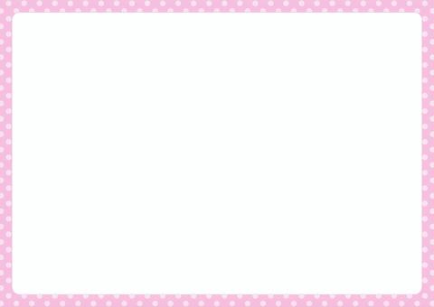 春の水玉模様のシンプルフレーム、ピンク 春,フレーム,背景,水玉模様,3月,4月,新生活,新生活応援,セール,キャンペーンのイラスト素材