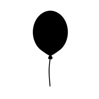 Illustration, balloon, simple, icon, 