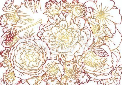 全面花の背景画像