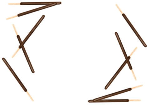 スティックチョコフレーム