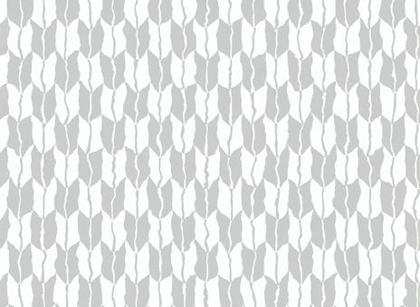 モノクロの歪み縦長葉型パターン 歪み,パターン,背景,壁紙,モノクロ,グレー,白,葉,矢羽,矢絣のイラスト素材