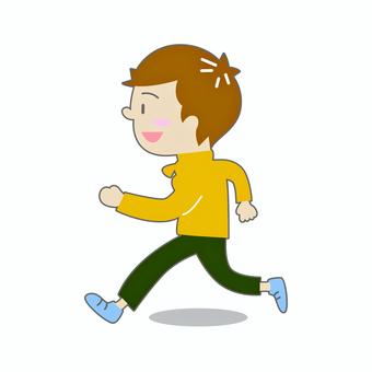 Illustration, running, run, walk, 