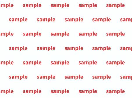 透かし文字sampleドットライン　赤横 サンプル,見本,文字,赤,ゴシック体,たくさん,並んだ,ドット,全面,一面のイラスト素材