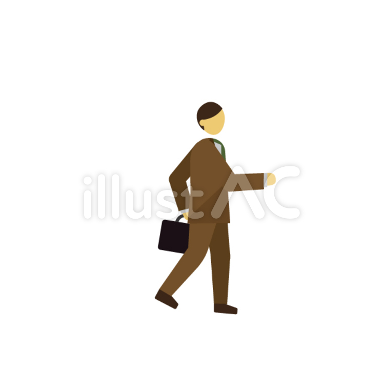 会社員の男性 男性,会社員,ビジネスマンのイラスト素材