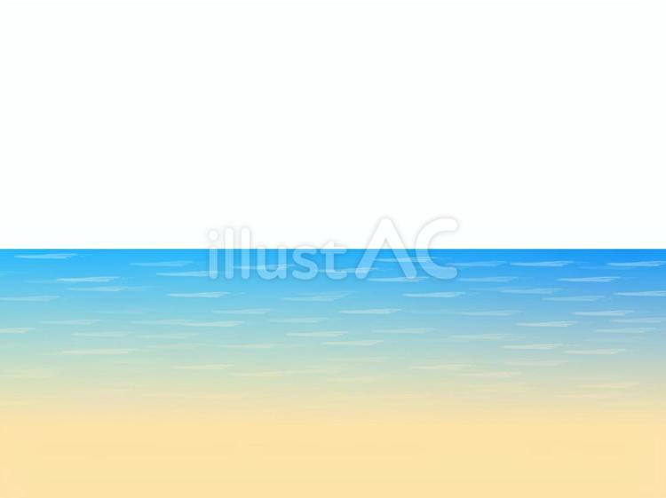 海と砂浜背景 海,夏,砂浜のイラスト素材