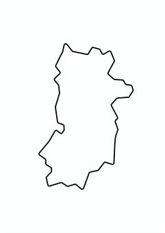 奈良県の輪郭線 奈良,線画,ライン,地図,シンプル,輪郭線,都道府県,ラフ,グラフィック,グラフィカルのイラスト素材