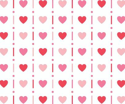 ハート模様・ピンク ハート,模様,壁紙,背景,パターン,ベクター,トランプ,ピンク,赤,かわいいのイラスト素材