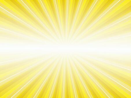 鮮やかに広がる黄色の集中線背景素材 背景,集中線,黄色,光,爆発,ゴールド,放射線,日の出,太陽,光線のイラスト素材