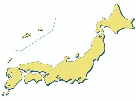 Map of Japan, , JPG and PNG