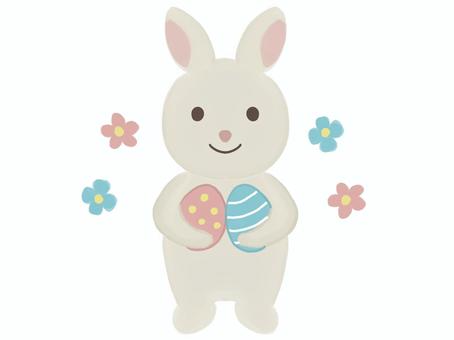 Rabbit with an egg, , JPG and PNG