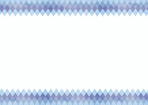 水彩風背景素材05 水彩風背景素材05 水彩,青,紺,水色,寒色,フレーム,背景,枠,装飾,囲みのイラスト素材