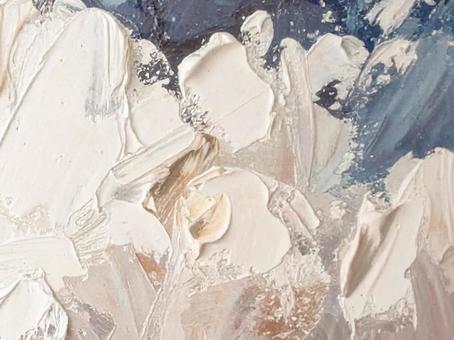 油絵風の塗りのテクスチャー