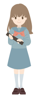 畢業女學生, JPG, PNG 和 AI 畢業女學生, 畢業, 畢業典禮, 女子高生, JPG, PNG 和 AI