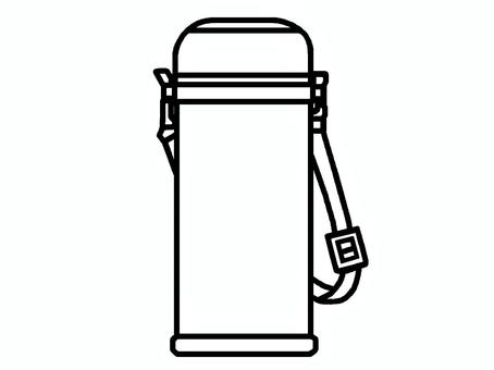 水筒 水筒,密閉容器,保温,保冷,魔法瓶,ステンレス,アウトドア,遠足,ハイキング,イラストのイラスト素材