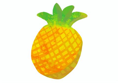 パイナップル 手描き パイナップル 手描き 果物,手描き,かわいい,食べ物,フルーツ,パイナップルのイラスト素材