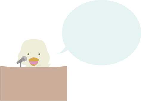 Speech_bird_duck_speech balloon, , JPG, PNG and AI