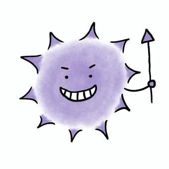 Illustration, virus, bacterial, cold, 