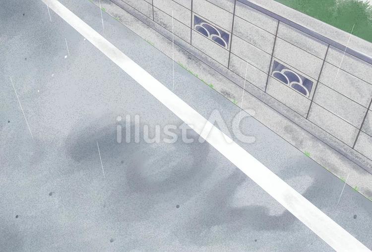 雨の道路 雨,道路,道のイラスト素材