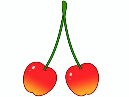 Illustration, cherry, cherry, food, JPG and PNG