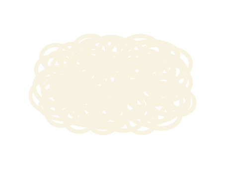 もやもやぐちゃぐちゃフレーム　アイボリー もやもや,フレーム,アイボリー,ベージュ,白,ぐちゃぐちゃ,線,枠,背景,モヤモヤのイラスト素材
