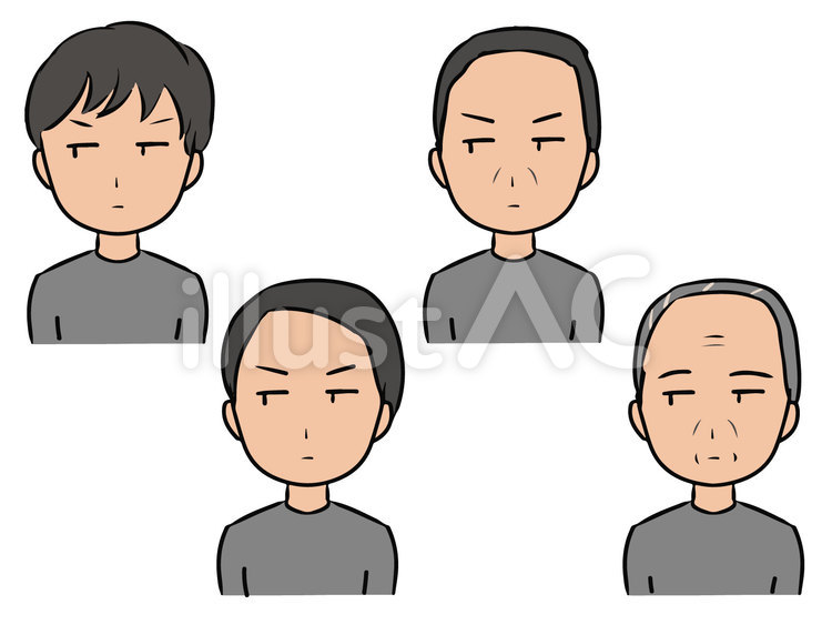 怪しい目線を送る男性 不審者,不審,男性のイラスト素材