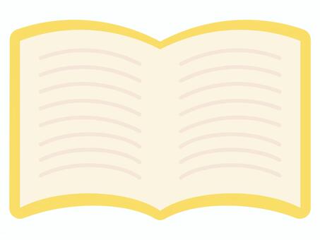 ノート03 ノート,ページ,罫線,本,入学,入学グッズ,入学準備,学用品,文具,文房具のイラスト素材