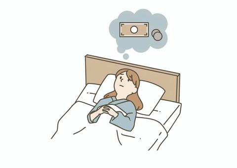 入院費を心配する女性患者 入院費を心配する女性患者 入院,病院,患者,女性,お金,医療費,費用,不安,悩み,治療のイラスト素材