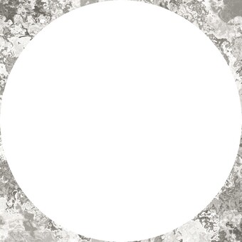 マーブル円形フレームモノクロ背景 マーブル,フレーム,枠,テンプレート,背景,抽象,円,丸,モノクロ,白黒のイラスト素材