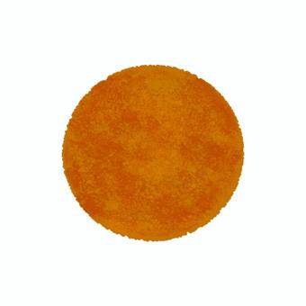 ボール状の揚げ物の手描きイラスト 揚げ物,コロッケ,ボール,食べ物,丸,カツ,給食,手描き,イラスト,フライのイラスト素材