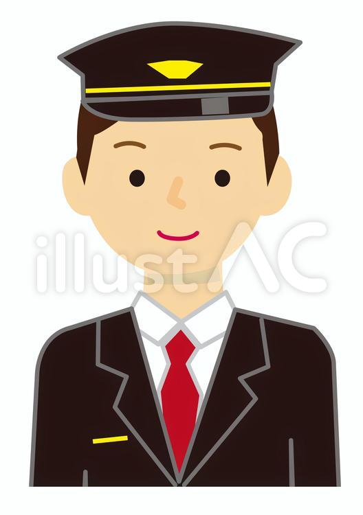 男性制服上半身2 男性,制服,上半身のイラスト素材