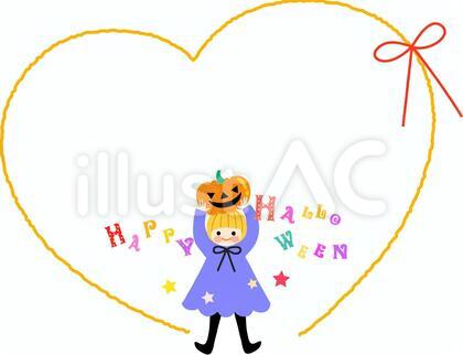 ハロウィンのフレーム