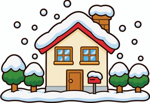 雪_天気 雪,天気,雪が降る,シンプル,冬,かわいい,季節,スノー,積もるのイラスト素材