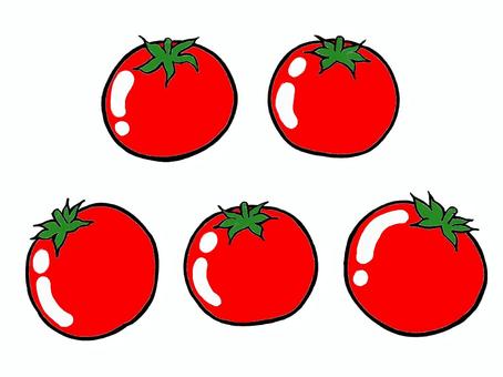 Illustration, tomates, comida, legumes, 