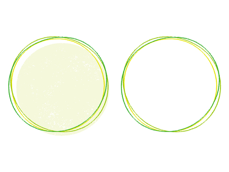Illustration, circle frame, frame, enclosure, 