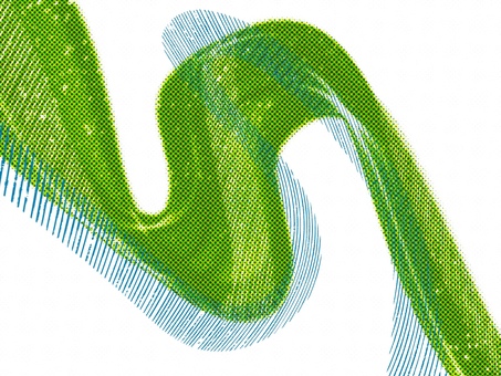 風のリボン-グリーン02k 風,リボン,グリーン,濃色,自然,抽象,背景,ライン,曲線,流れのイラスト素材