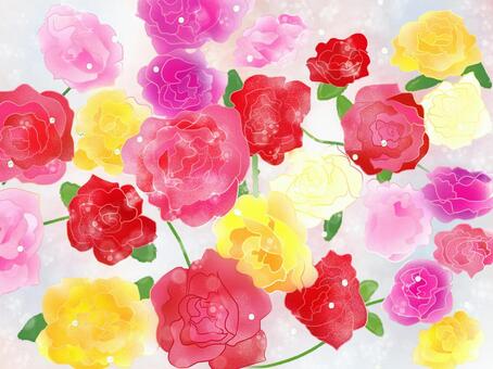 Rose flower, JPG and PNG Rose flower, rose, flower, postcard, JPG and PNG