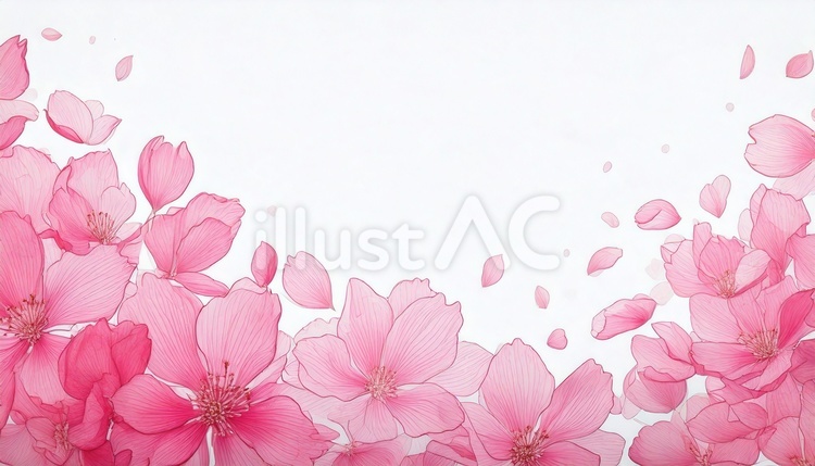 桜 花,植物,花びらのイラスト素材