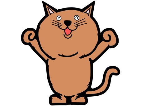 Banzai cat, cat, animal, banzai, JPG, PNG and EPS