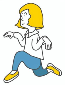 とっても良いことがあって嬉しい女性