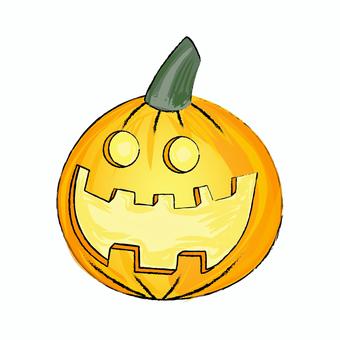 ハロウィンかぼちゃお化け ハロウィン,かぼちゃ,ハロウィーン,秋,ワンポイント,アイコン,行事,イベント,ハロウィンパーティー,パンプキンのイラスト素材