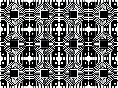 電子基板デザインのシームレスな画像素材 電子基板,電子回路,デザイン,シームレス,連続,画像,回路図,モチーフ,イメージ,電気回路のイラスト素材