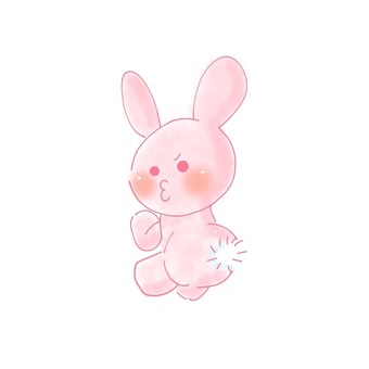 rabbit punpun, rabbit punpun, kelinci, get angy, cute,
